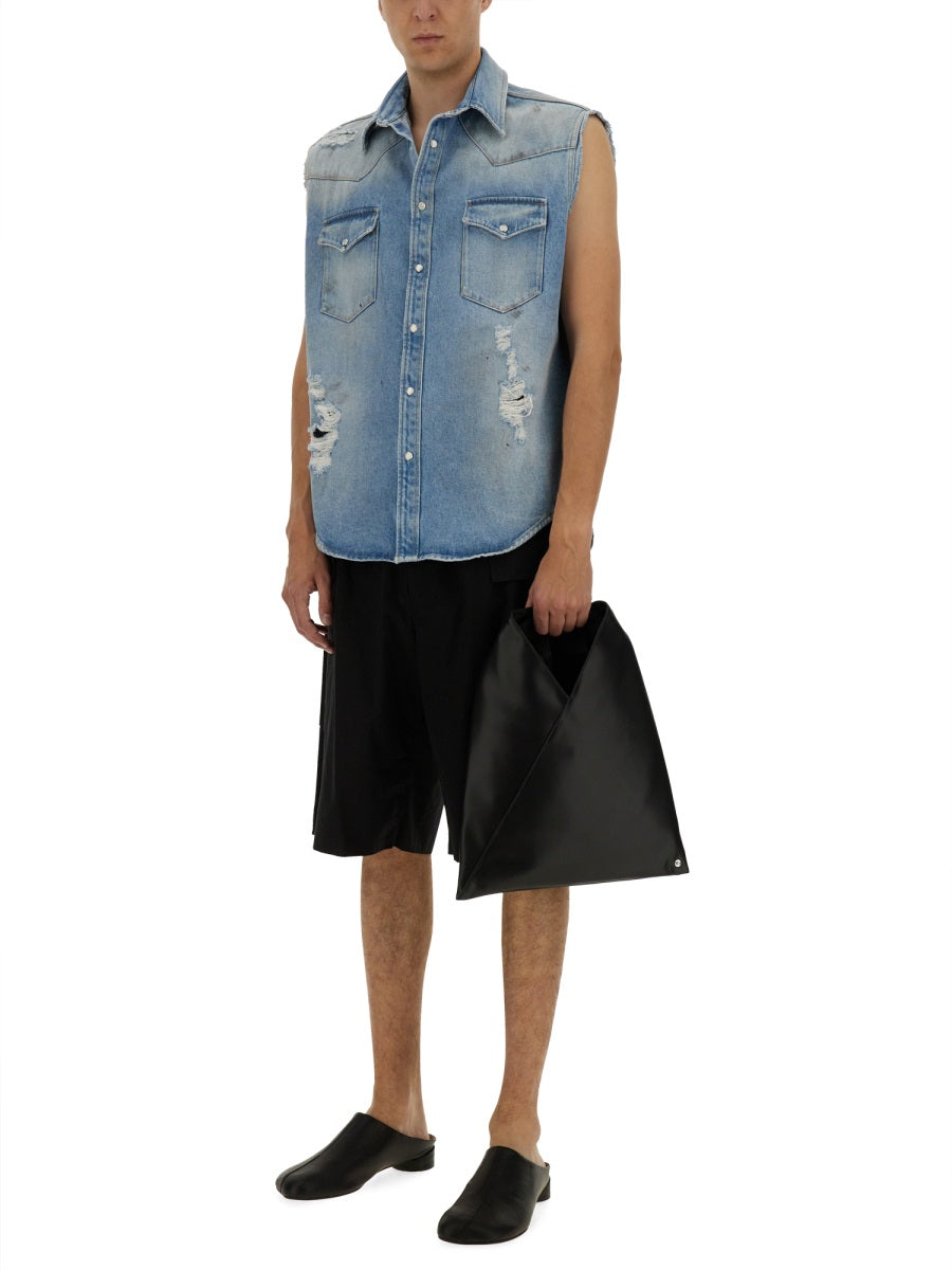 MM6 Maison Margiela Gilet - Blue | Wanan Luxury