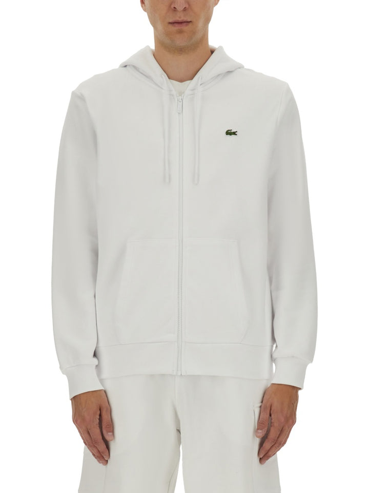 Lacoste Sweatshirts - White | Wanan Luxury