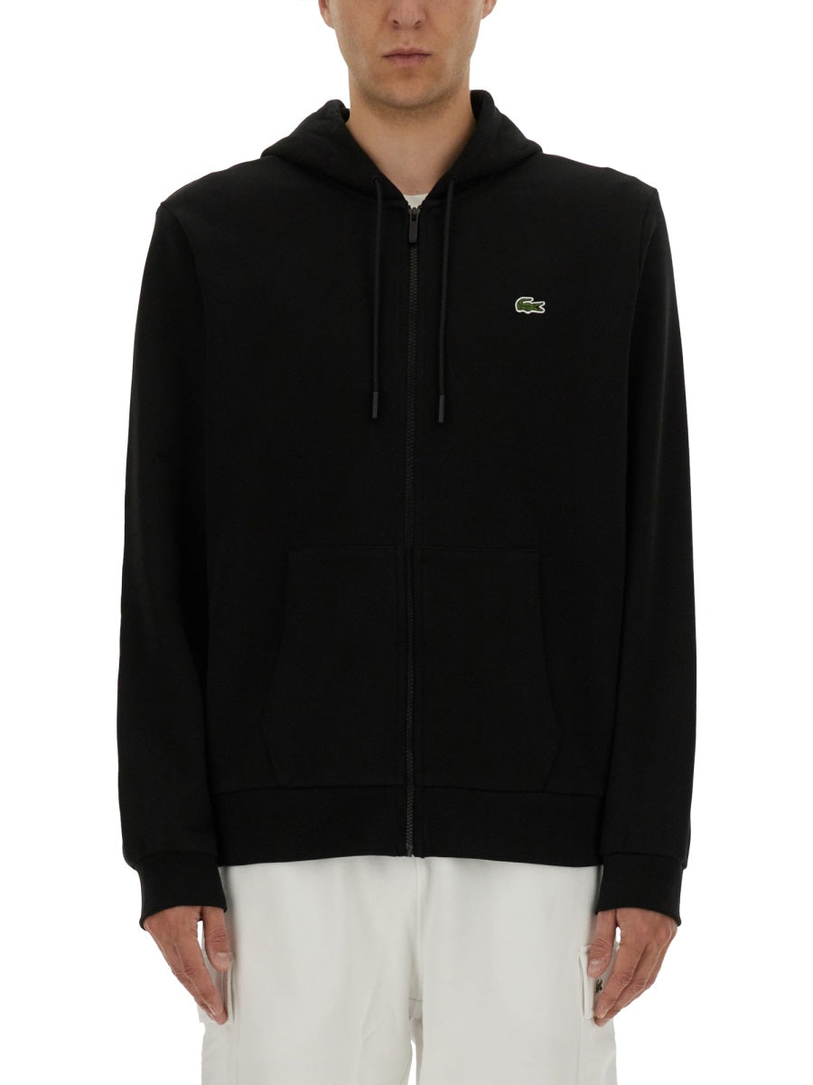 Lacoste Sweatshirts - Black | Wanan Luxury