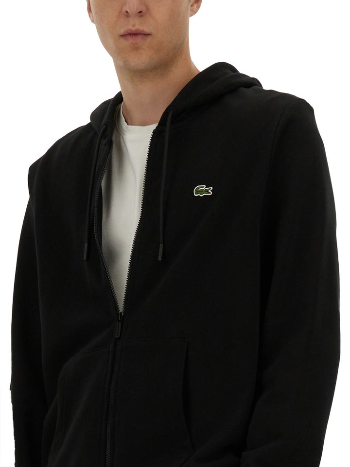 Lacoste Sweatshirts - Black | Wanan Luxury