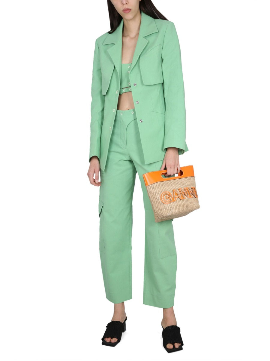 Ganni Tops - Green | Wanan Luxury