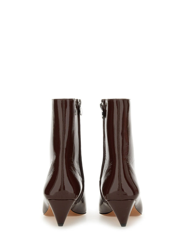 Stella McCartney Boots - Burgundy | Wanan Luxury