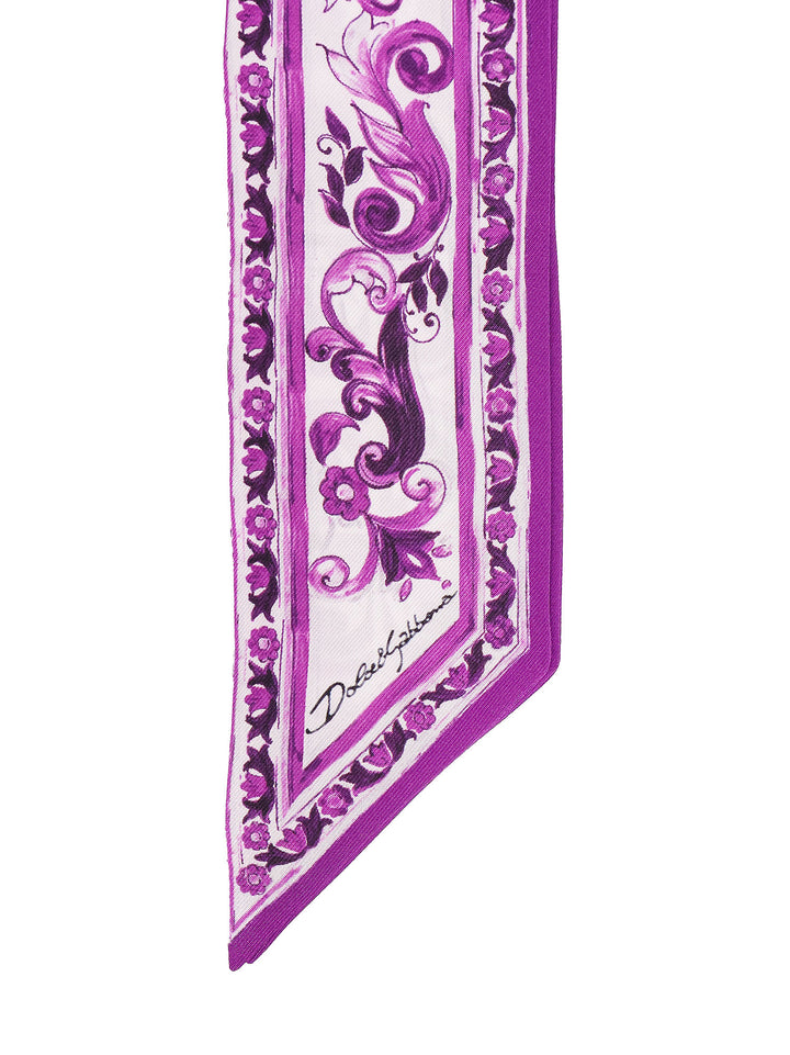 Dolce & Gabbana Scarfs - MAIOLICA FDO VIOLA | b04f12306477d7450e3fea2fc85ed7f63d575c9d