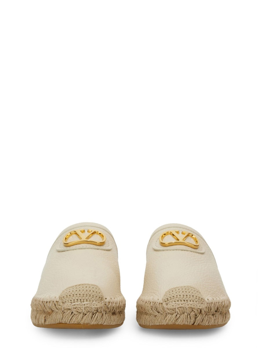 Valentino Garavani Flat Shoes - White | Wanan Luxury
