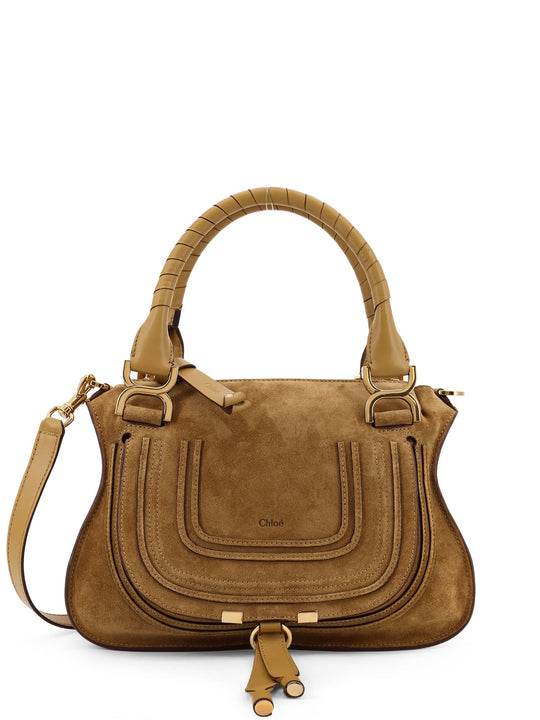 Marcie Small Suede Shoulder Bag