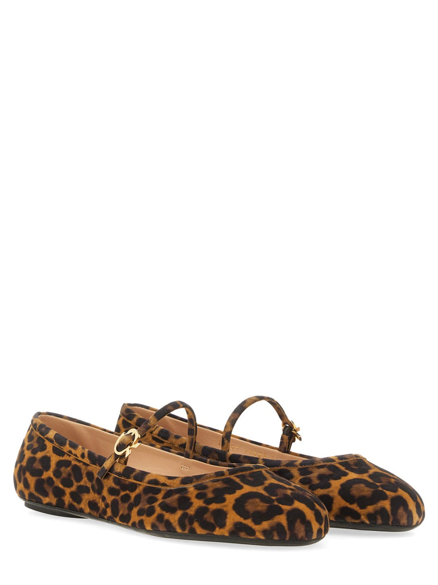 Gianvito Rossi Flat Shoes - Animal Print | Wanan Luxury
