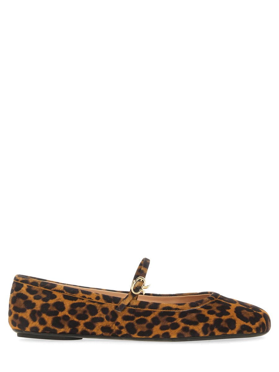 Gianvito Rossi Flat Shoes - Animal Print | Wanan Luxury