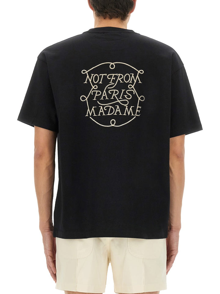Drôle De Monsieur T shirts - Black | Wanan Luxury