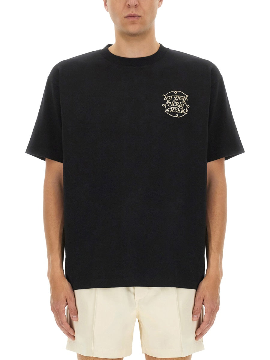 Drôle De Monsieur T shirts - Black | Wanan Luxury