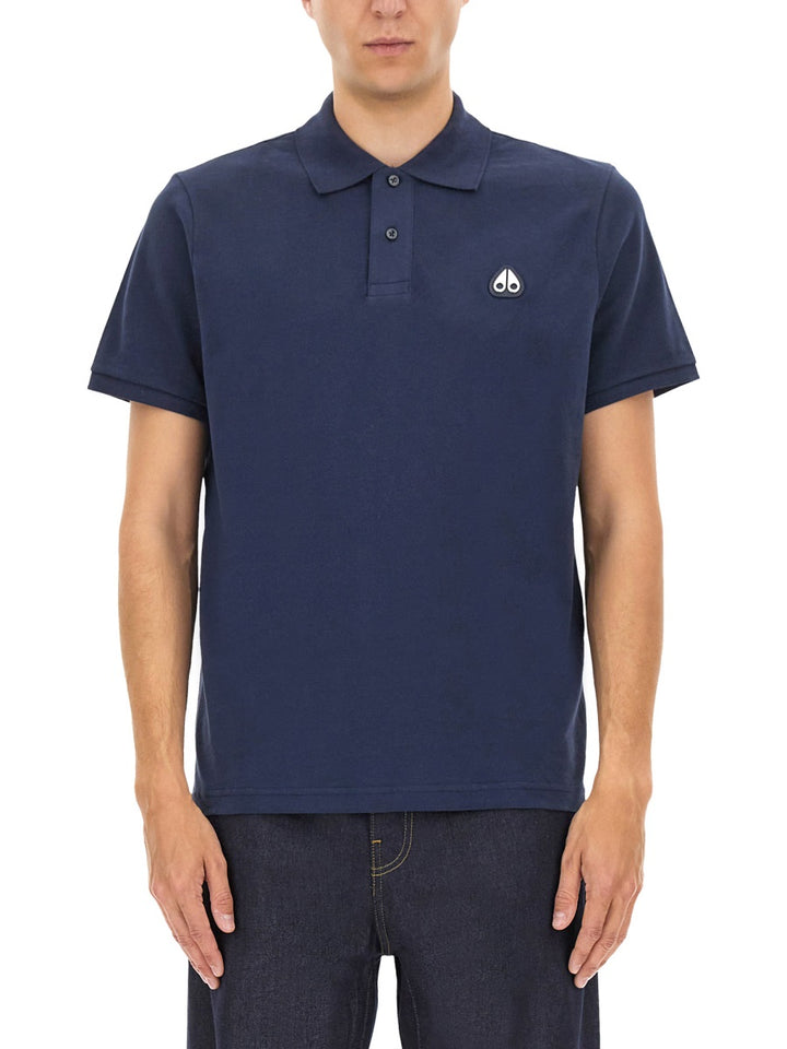 Moose Knuckles Polo - Blue | Wanan Luxury