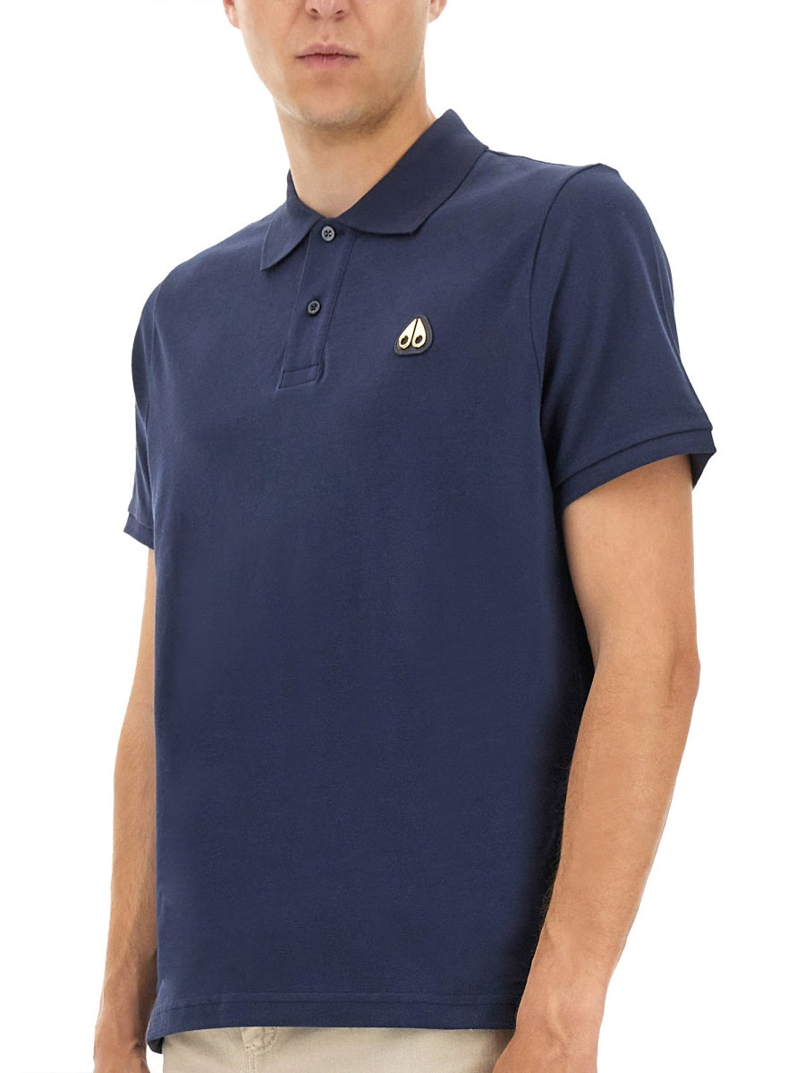 Moose Knuckles Polo - Blue | Wanan Luxury