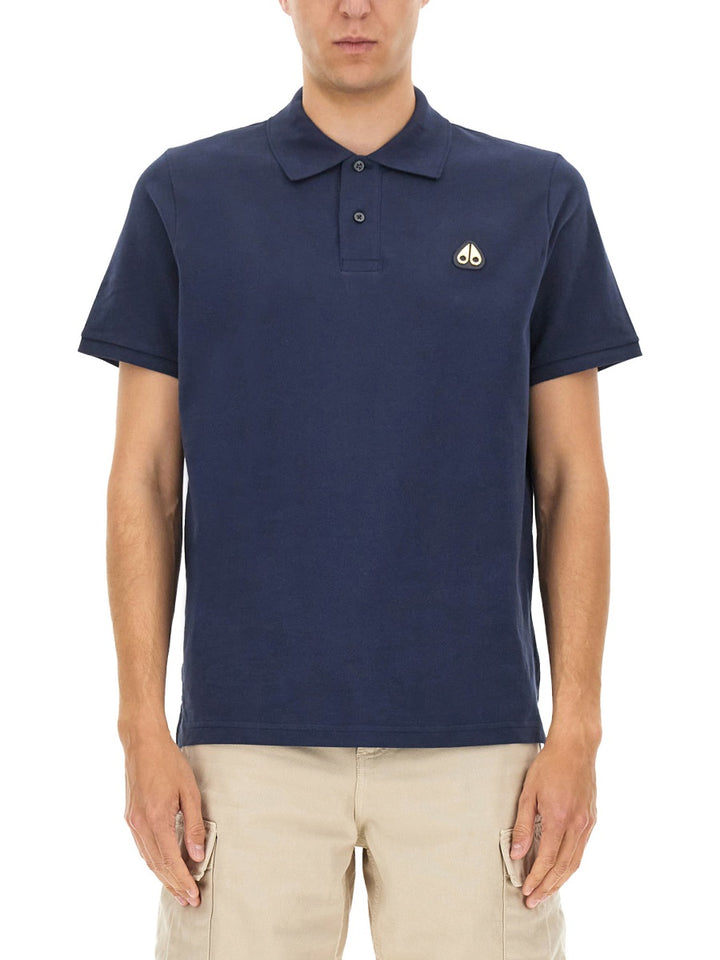 Moose Knuckles Polo - Blue | Wanan Luxury