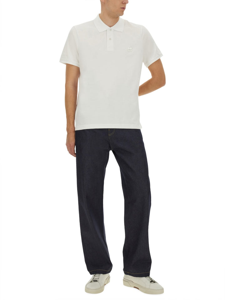 Moose Knuckles Polo - White | Wanan Luxury