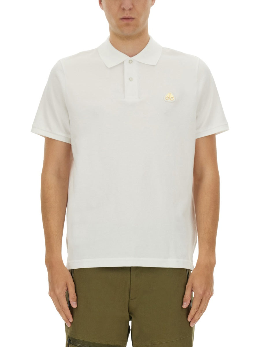 Moose Knuckles Polo - White | Wanan Luxury