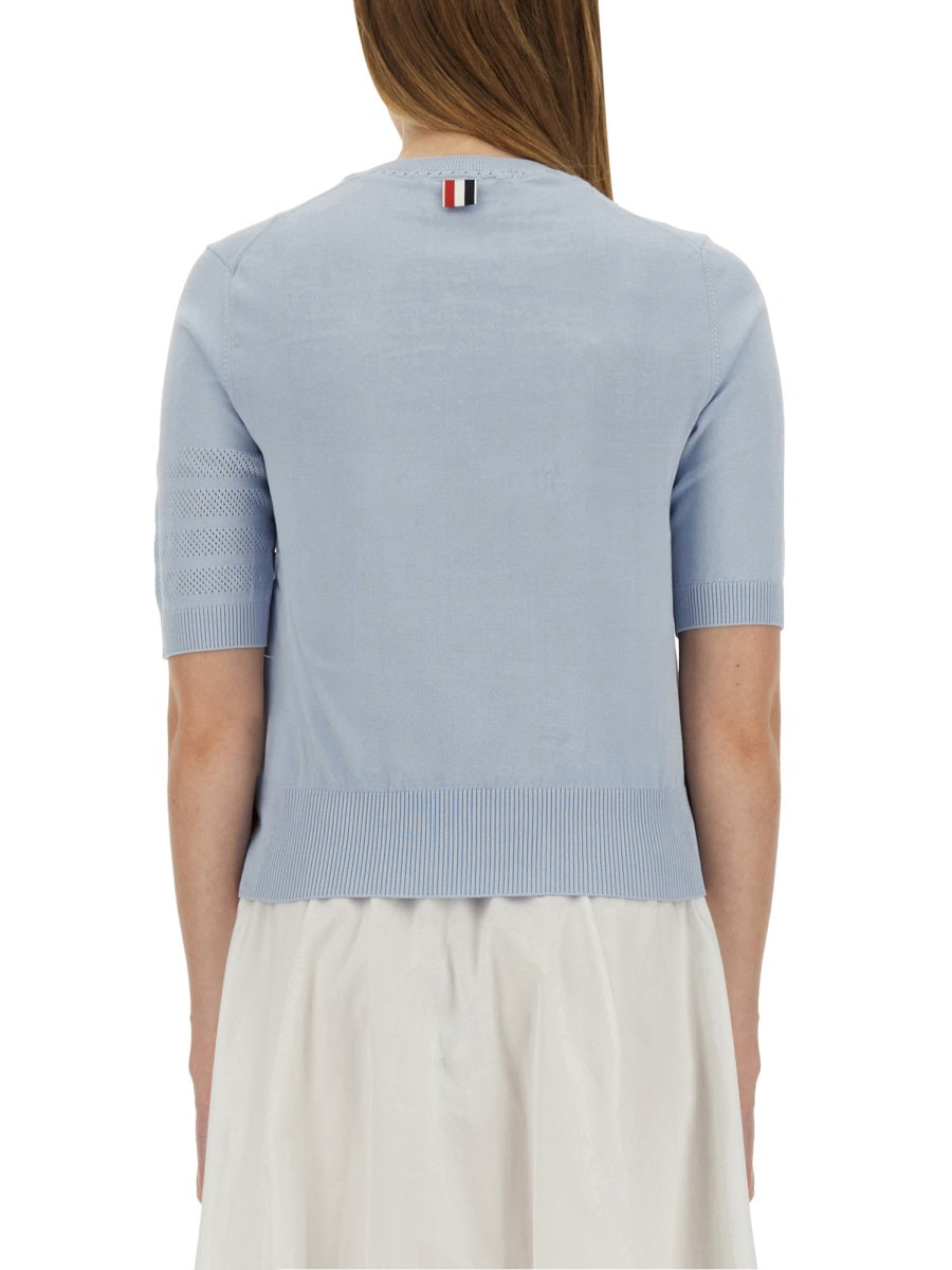 Thom Browne Sweaters - White, Light Blue | Wanan Luxury