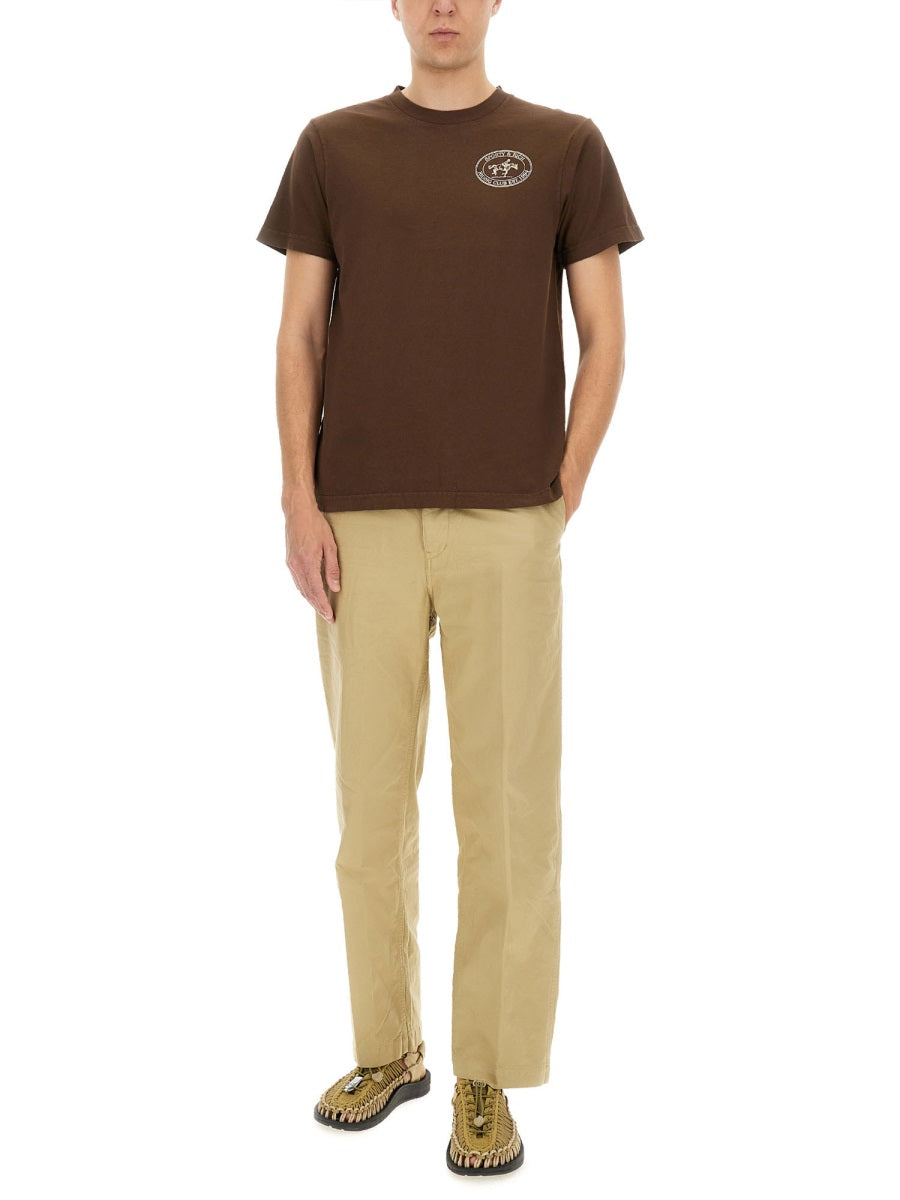 Sporty & Rich T shirts - Brown | Wanan Luxury