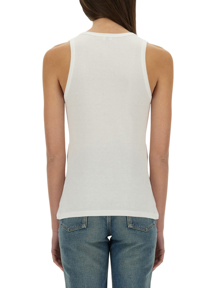 Saint Laurent Tops - White | Wanan Luxury