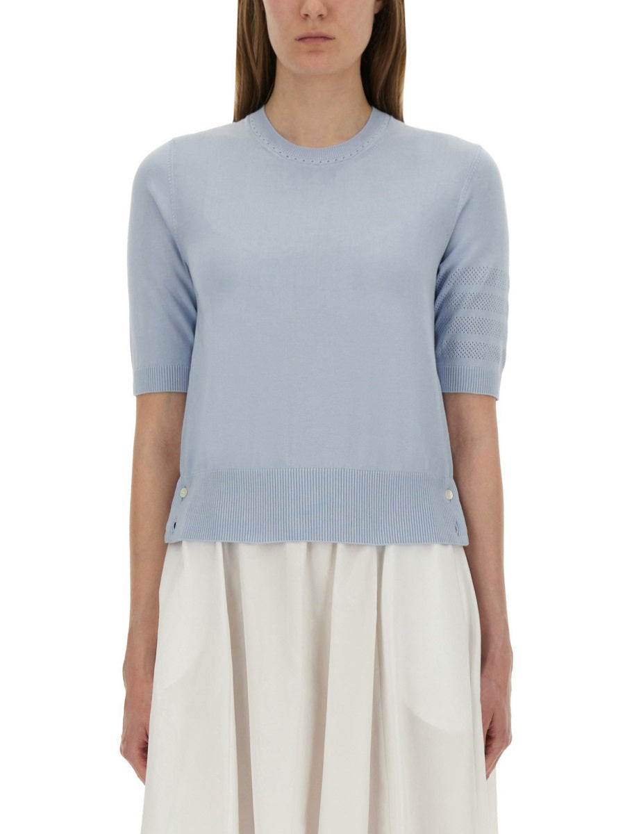 Thom Browne Sweaters - White, Light Blue | Wanan Luxury