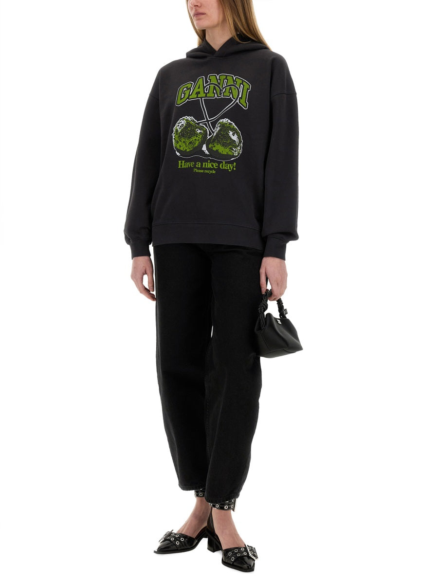 Ganni Sweatshirts - Grey | Wanan Luxury