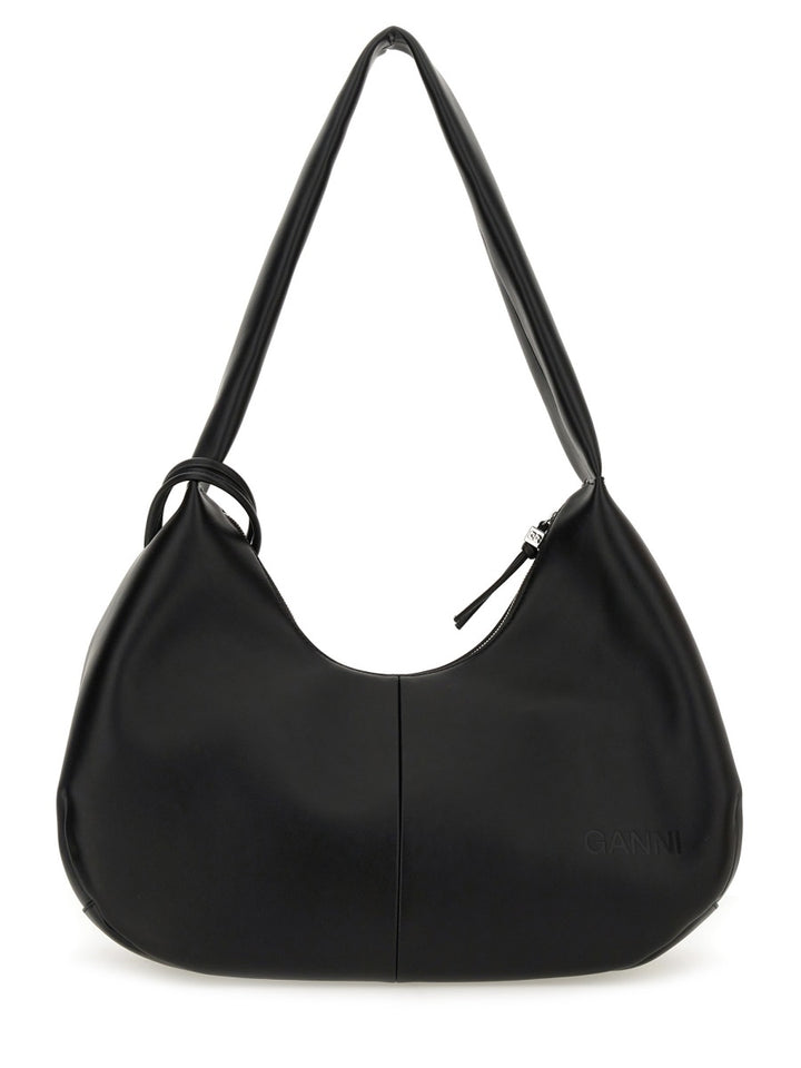 Ganni Shoulder Bags - Black | Wanan Luxury