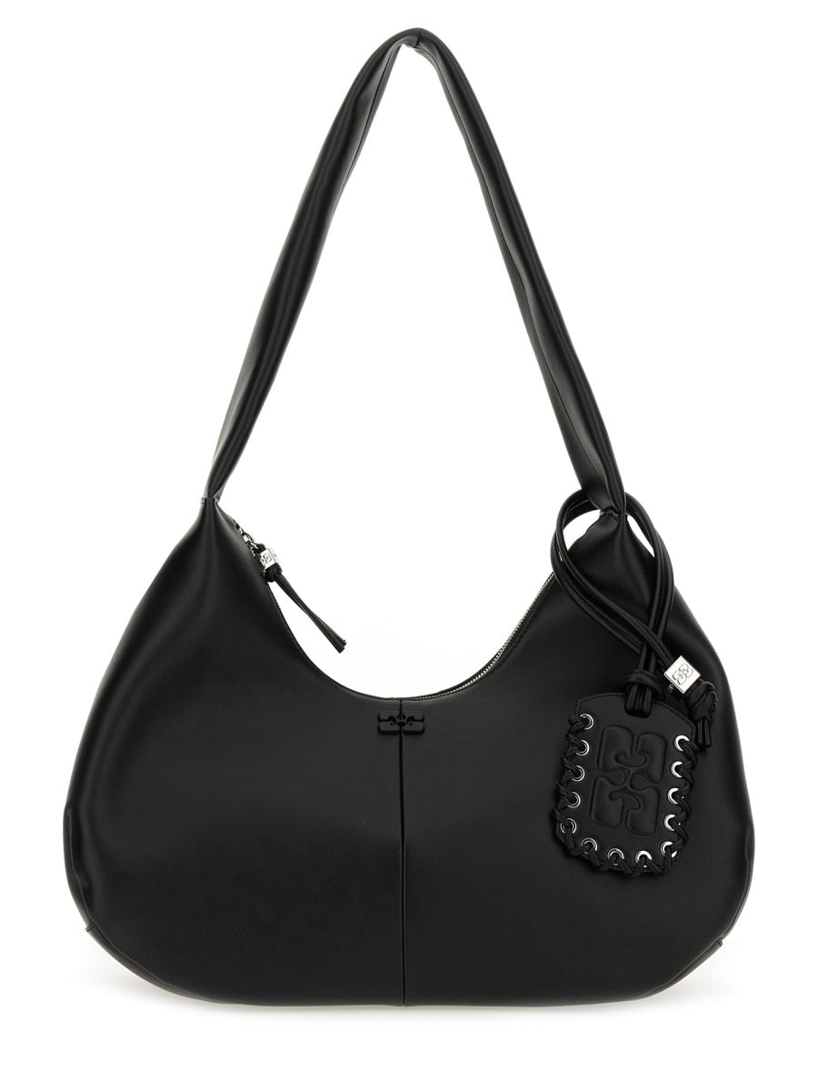 Ganni Shoulder Bags - Black | Wanan Luxury