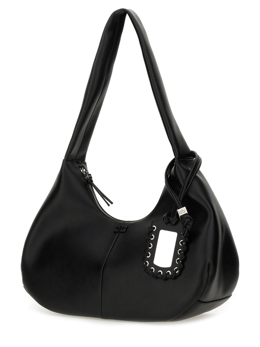 Ganni Shoulder Bags - Black | Wanan Luxury