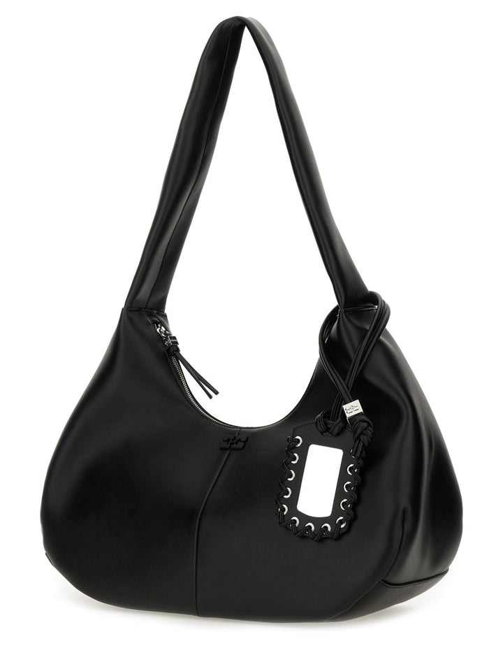 Ganni Shoulder Bags - Black | Wanan Luxury