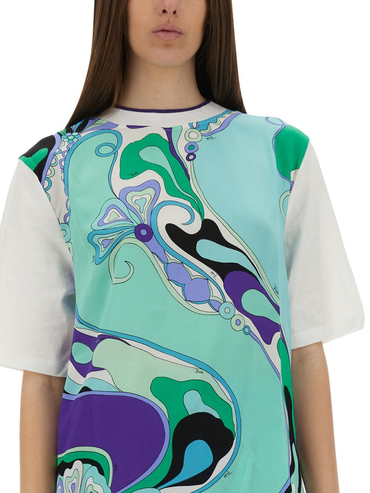 Emilio Pucci T shirts - Light Blue | Wanan Luxury
