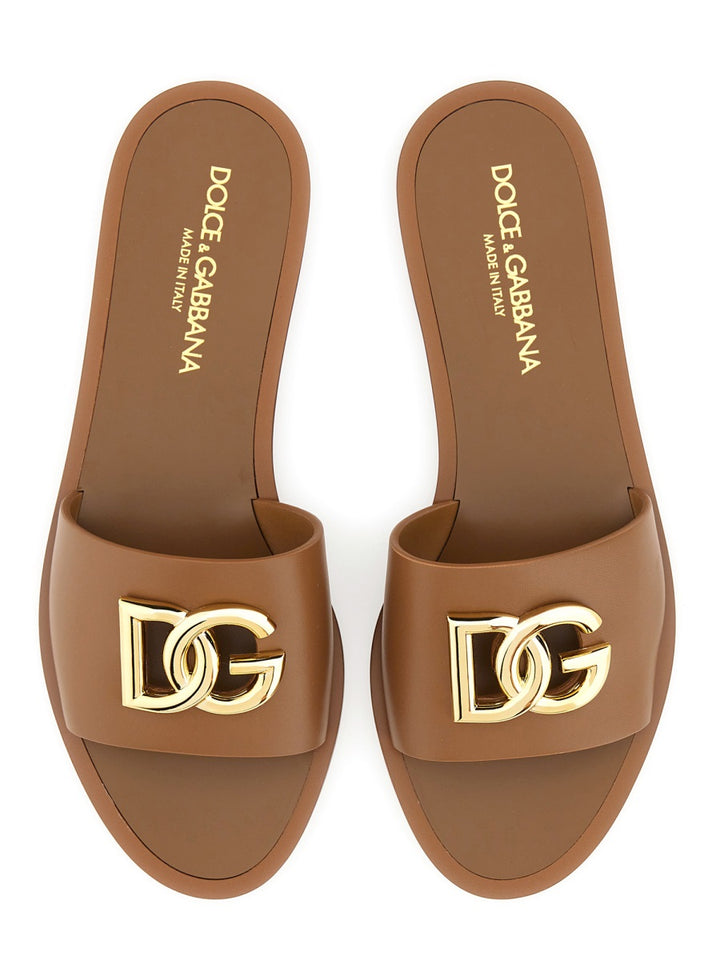 Dolce & Gabbana Sandals - Brown | Wanan Luxury
