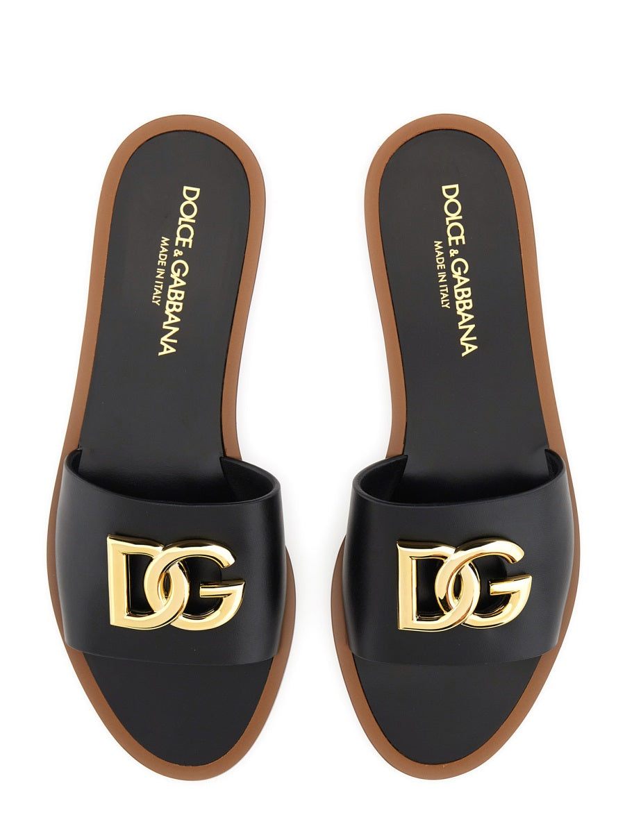 Dolce & Gabbana Sandals - Black | Wanan Luxury