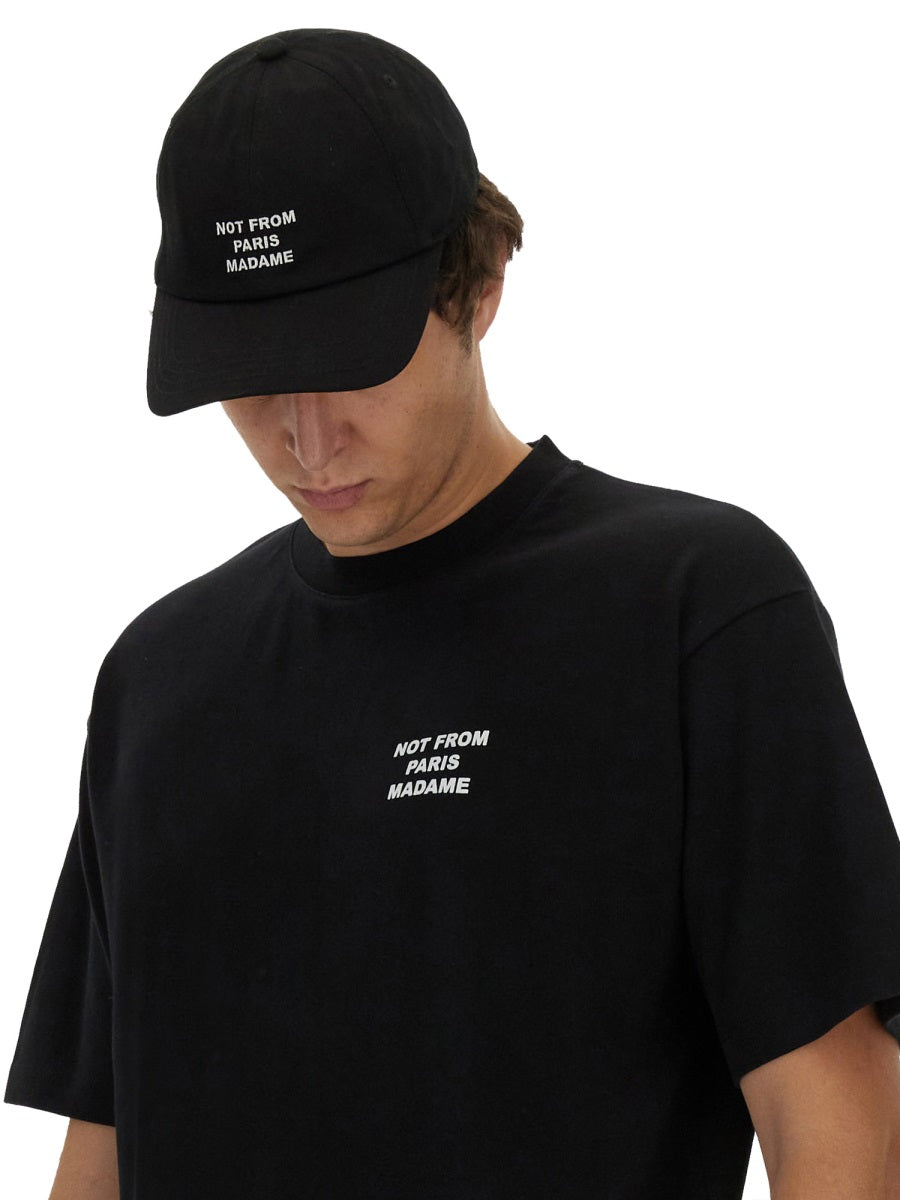 Drôle De Monsieur T shirts - Black | Wanan Luxury