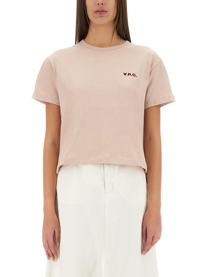 A.P.C. T shirts - Pink | Wanan Luxury