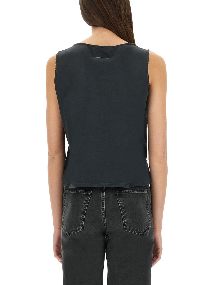 MM6 Maison Margiela Tops - Black | Wanan Luxury