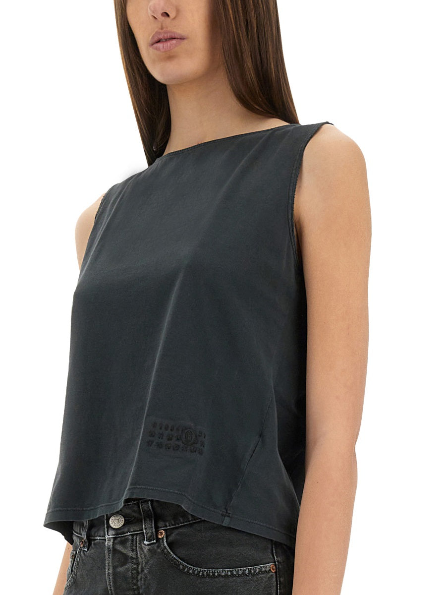 MM6 Maison Margiela Tops - Black | Wanan Luxury