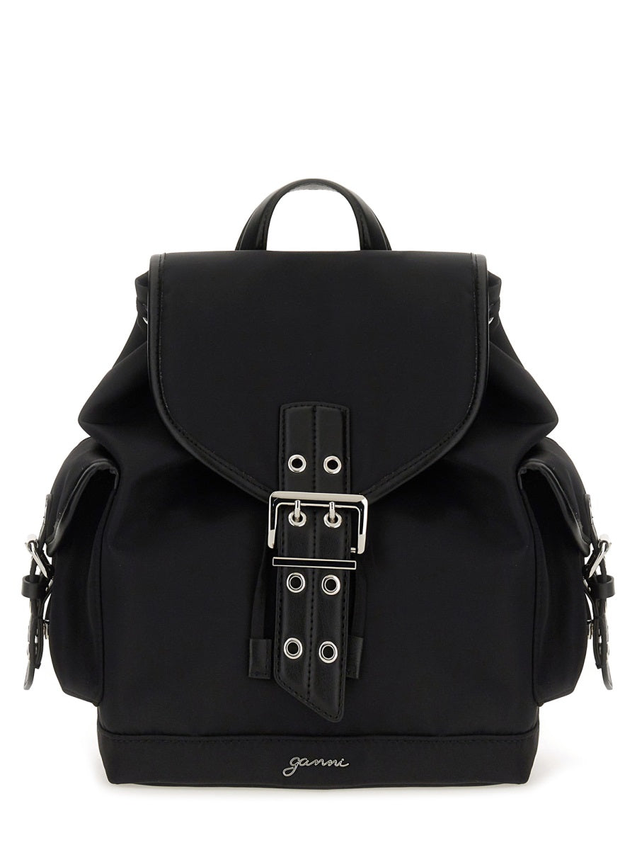 Ganni Backpacks & Travels - Black | Wanan Luxury