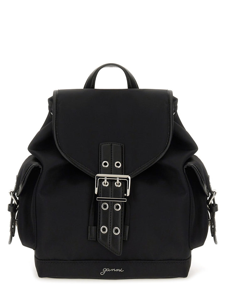 Ganni Backpacks & Travels - Black | Wanan Luxury