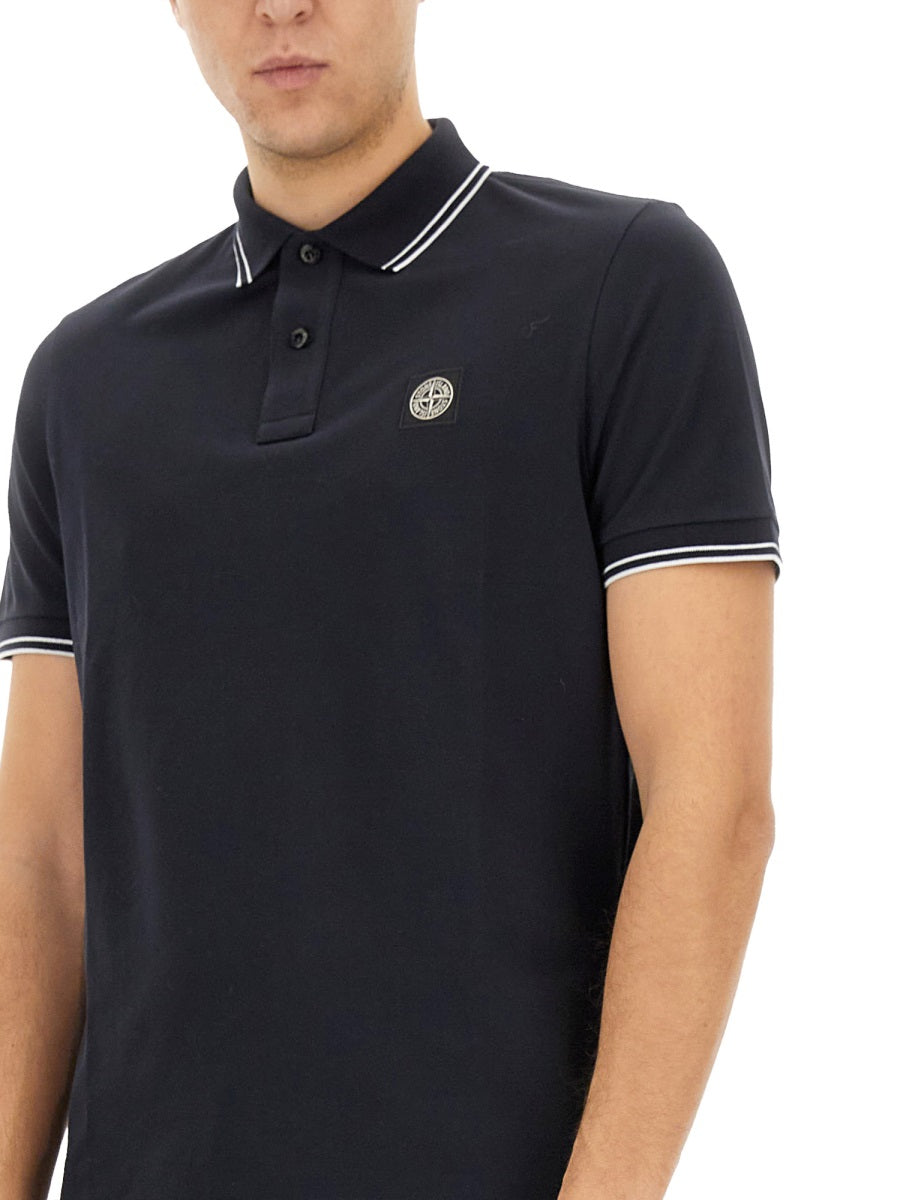 Stone Island Polo - Blue | Wanan Luxury