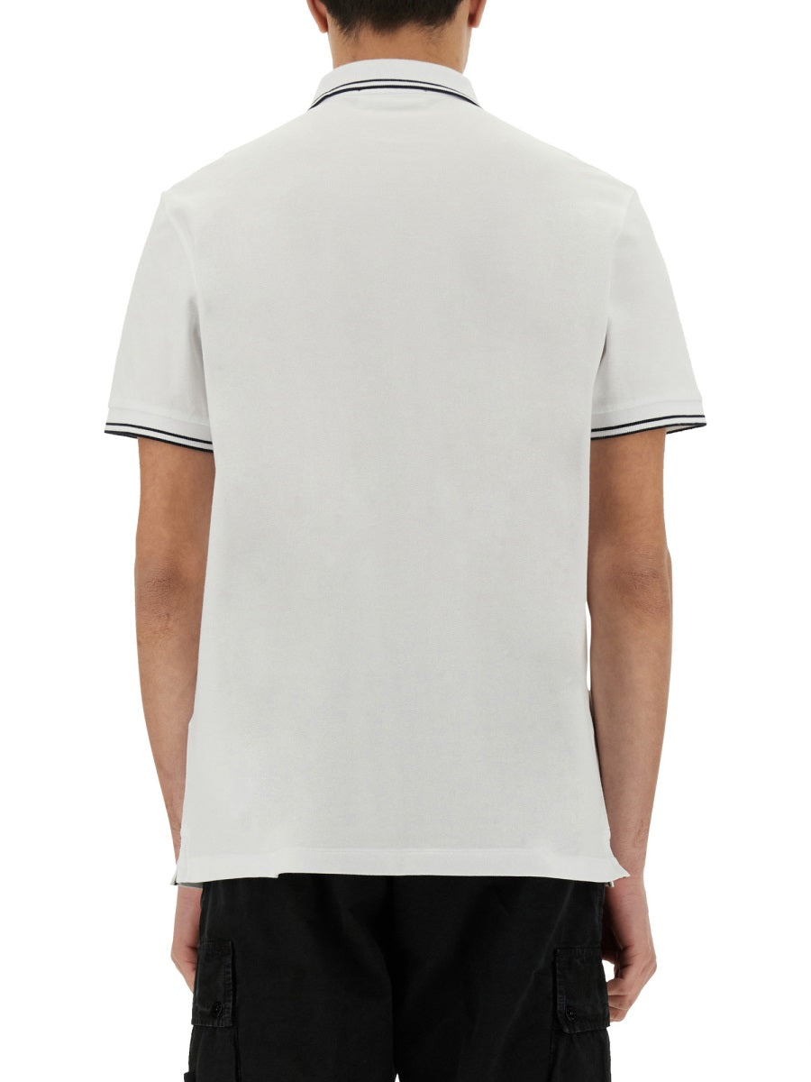 Stone Island Polo - White | Wanan Luxury