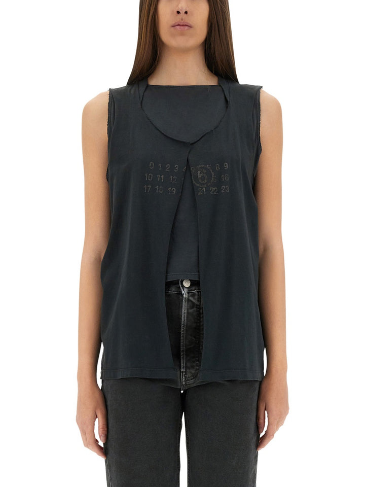 MM6 Maison Margiela Gilet - Black | Wanan Luxury