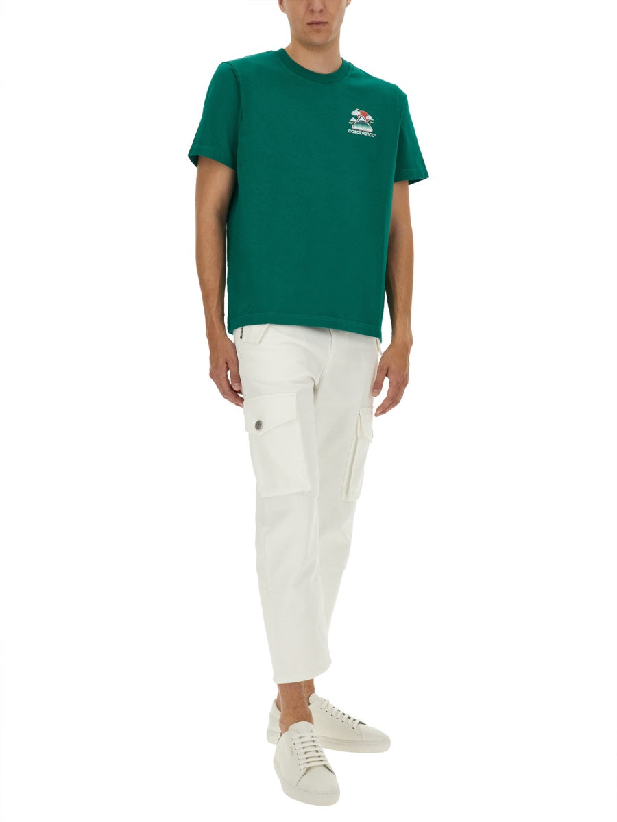 Casablanca T shirts - Green | Wanan Luxury