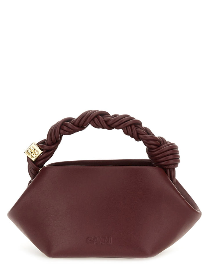 Ganni Hand Bags - Burgundy | Wanan Luxury