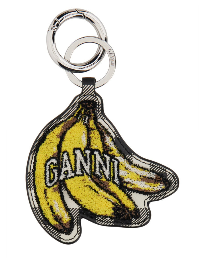 Ganni Keychains - Black | Wanan Luxury