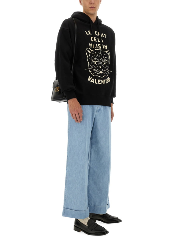 Valentino Garavani Sweatshirts - Black | Wanan Luxury