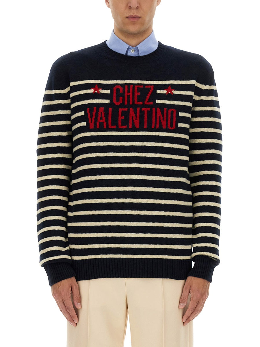 Valentino Garavani Sweaters - Blue | Wanan Luxury