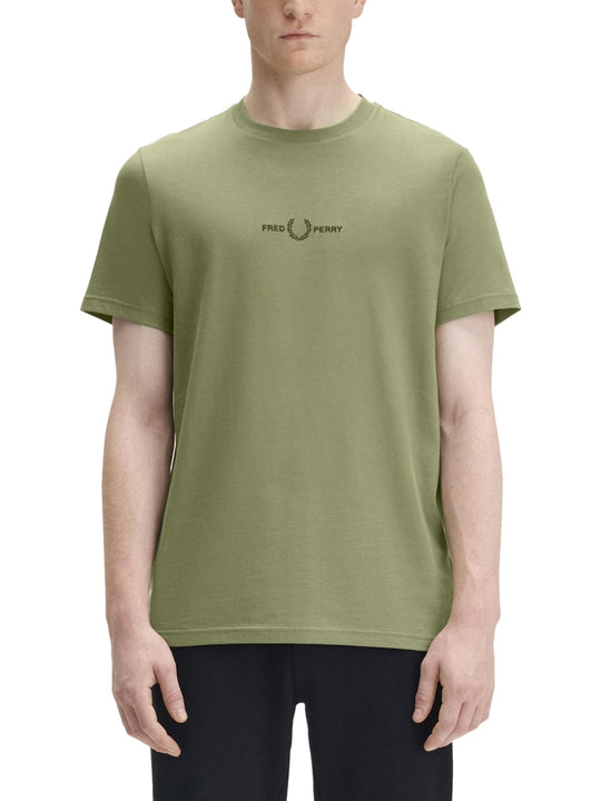 T-Shirt With Embroidered Logo
