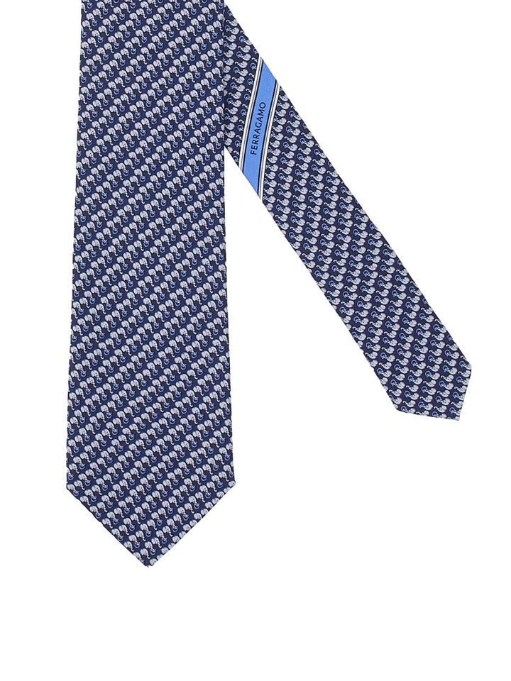 Ferragamo Ties & Papillon - Blue | Wanan Luxury