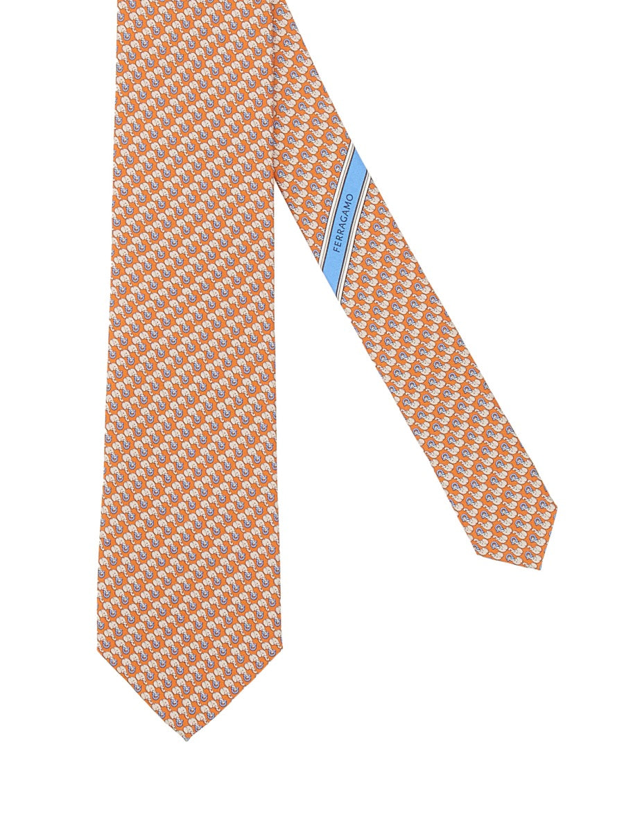 Ferragamo Ties & Papillon - Orange | Wanan Luxury