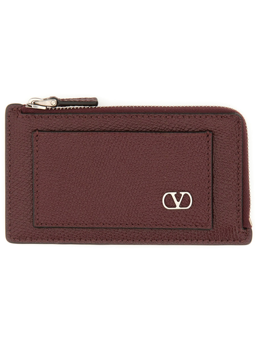 Valentino Garavani Wallets & Pures - Burgundy | Wanan Luxury
