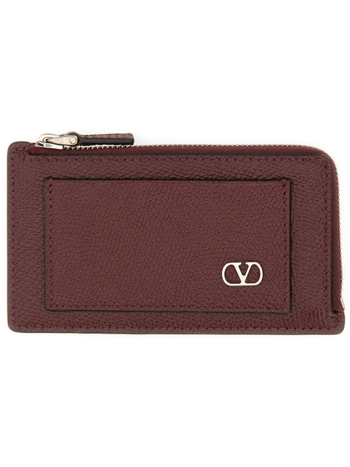 Valentino Garavani Wallets & Pures - Burgundy | Wanan Luxury