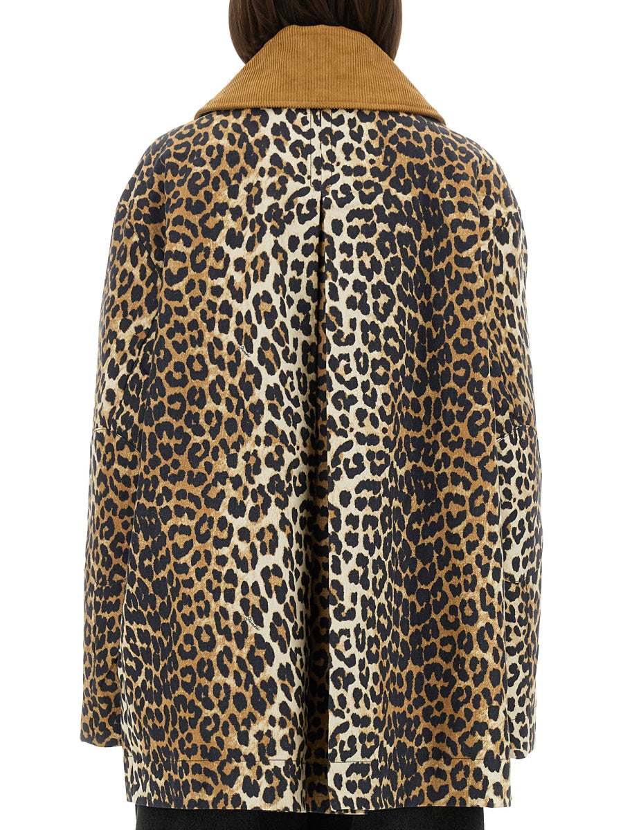 Ganni Jackets - Animal Print | Wanan Luxury